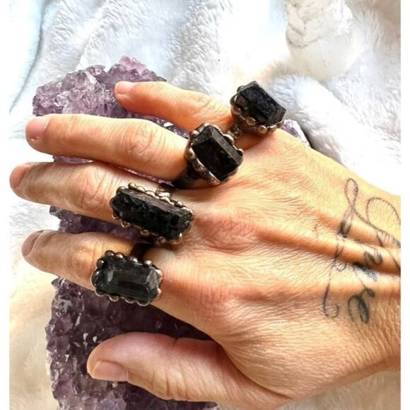 Jewelry - EMF Protection Black Tourmaline Ring